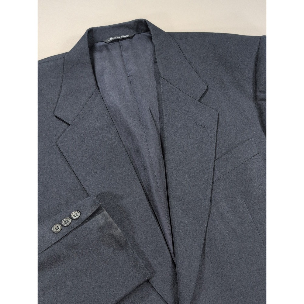 Canali Milano Blazer Mens 40R Charcoal Black Wool Sport Coat Italy Bloomingdales